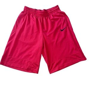 Nike men’s red basketball shorts size Large